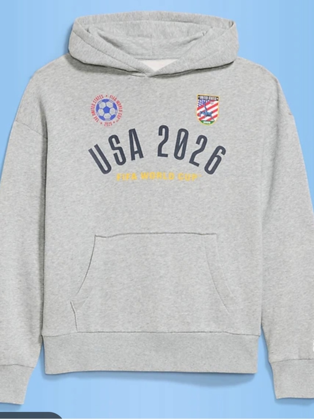 Old Navy Gray USA 2026 Crewneck Sweatshirt